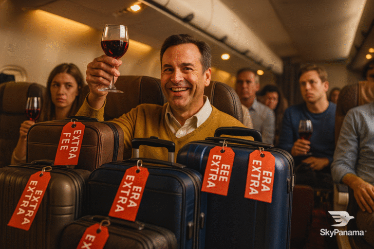 Air Canada abre la botella: gratis el vino, no el equipaje