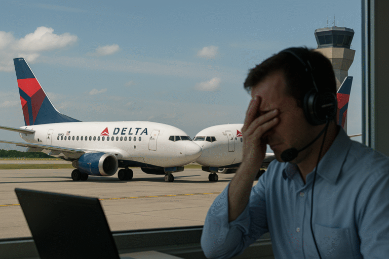 Choque a baja velocidad entre dos jets de Delta en LaGuardia: 1 tripulante herido